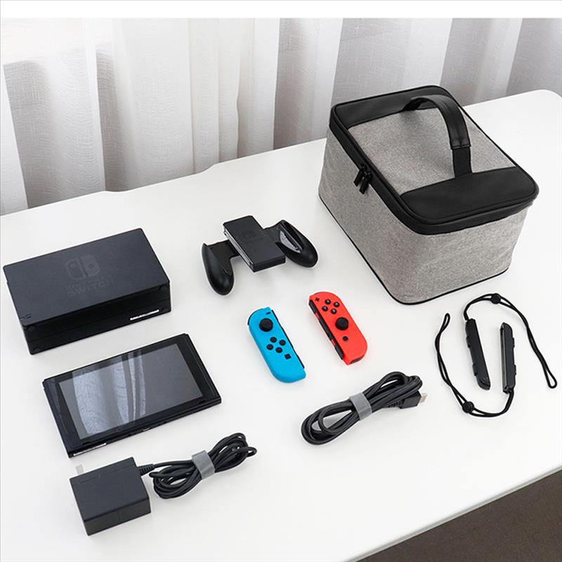 Storage Bag Accessory Travel Organizer For Nintendo New Switch Switch Lite With Adjustable Divider